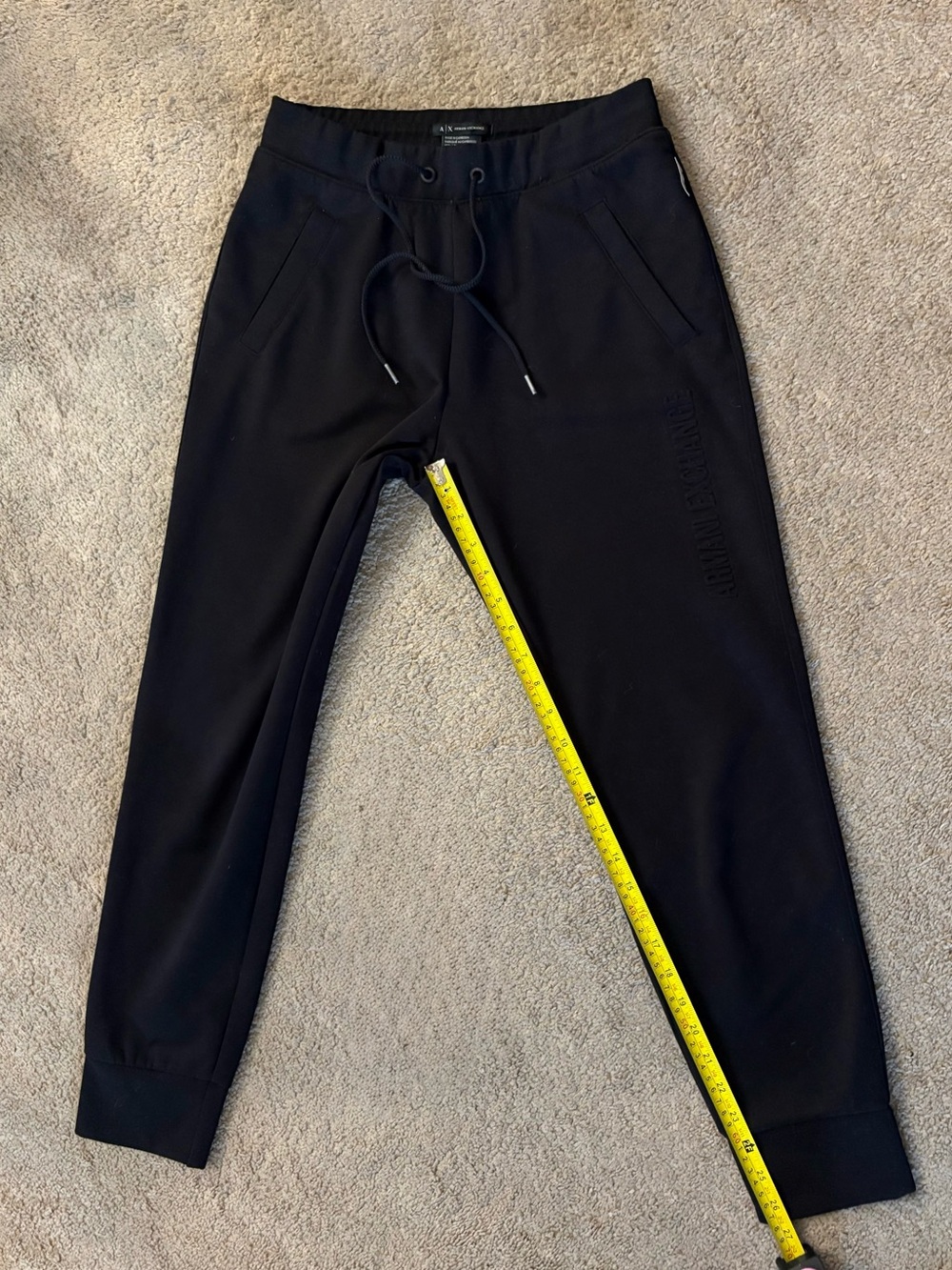 A/X Armani Exchange Women’s Black Drawstring Joggers size XS - Picture 5 of 11